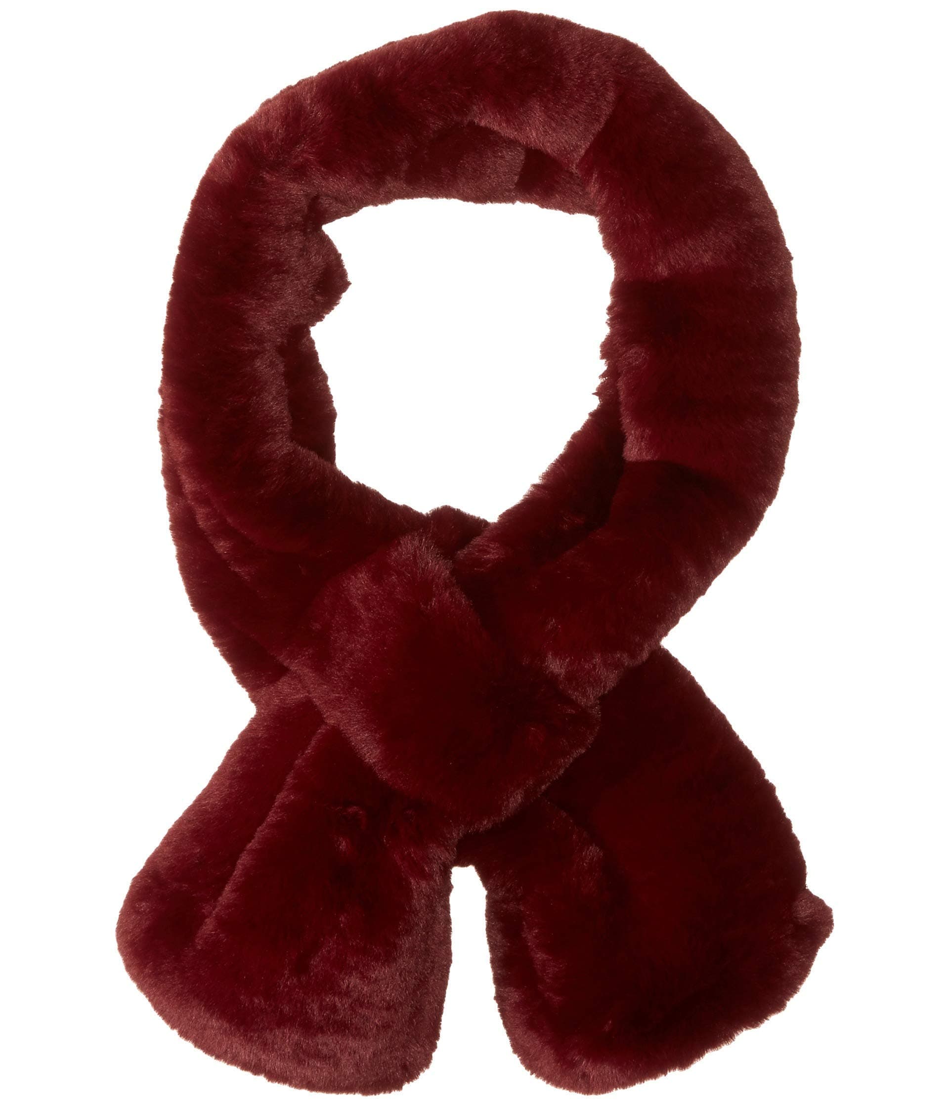 Hat Attack Women's Faux Fur Pull Thru Scarf