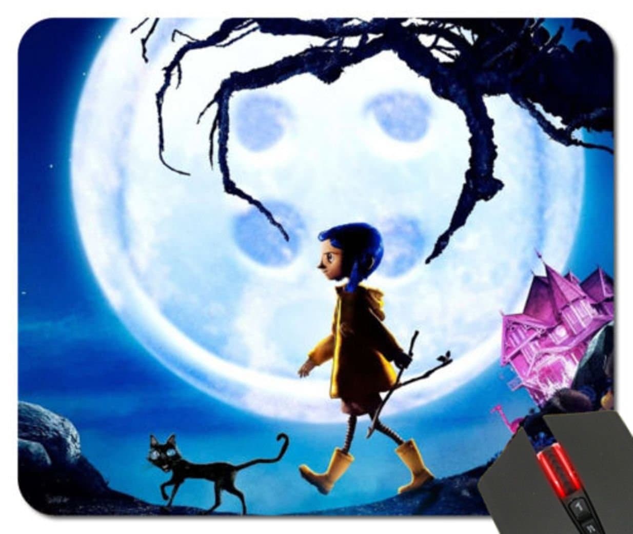 Coraline Customized Print Rectangle Diy Mouse Mat Pad Mousepad