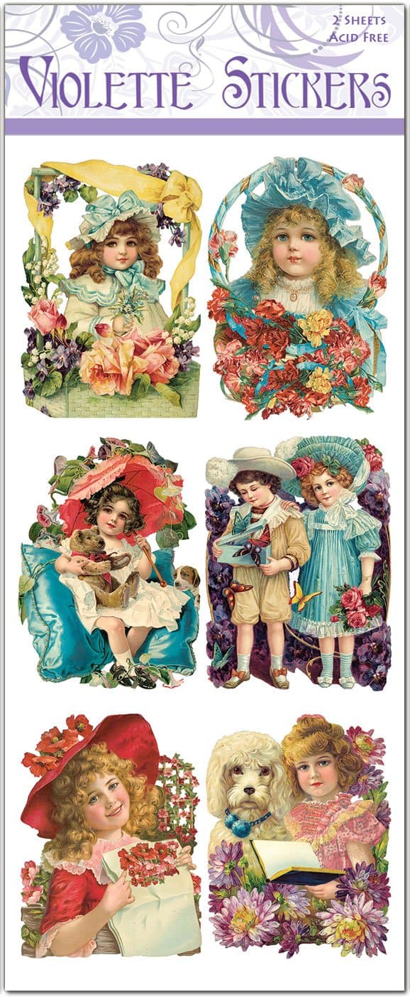 Victorian Patches Kids Labels - Helen