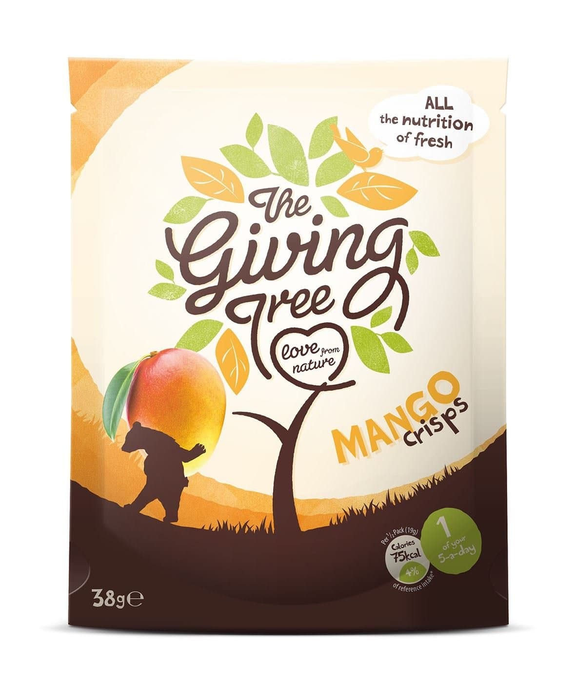 Giving Tree | Freeze Dried Mango Crisps | 9 x 38g