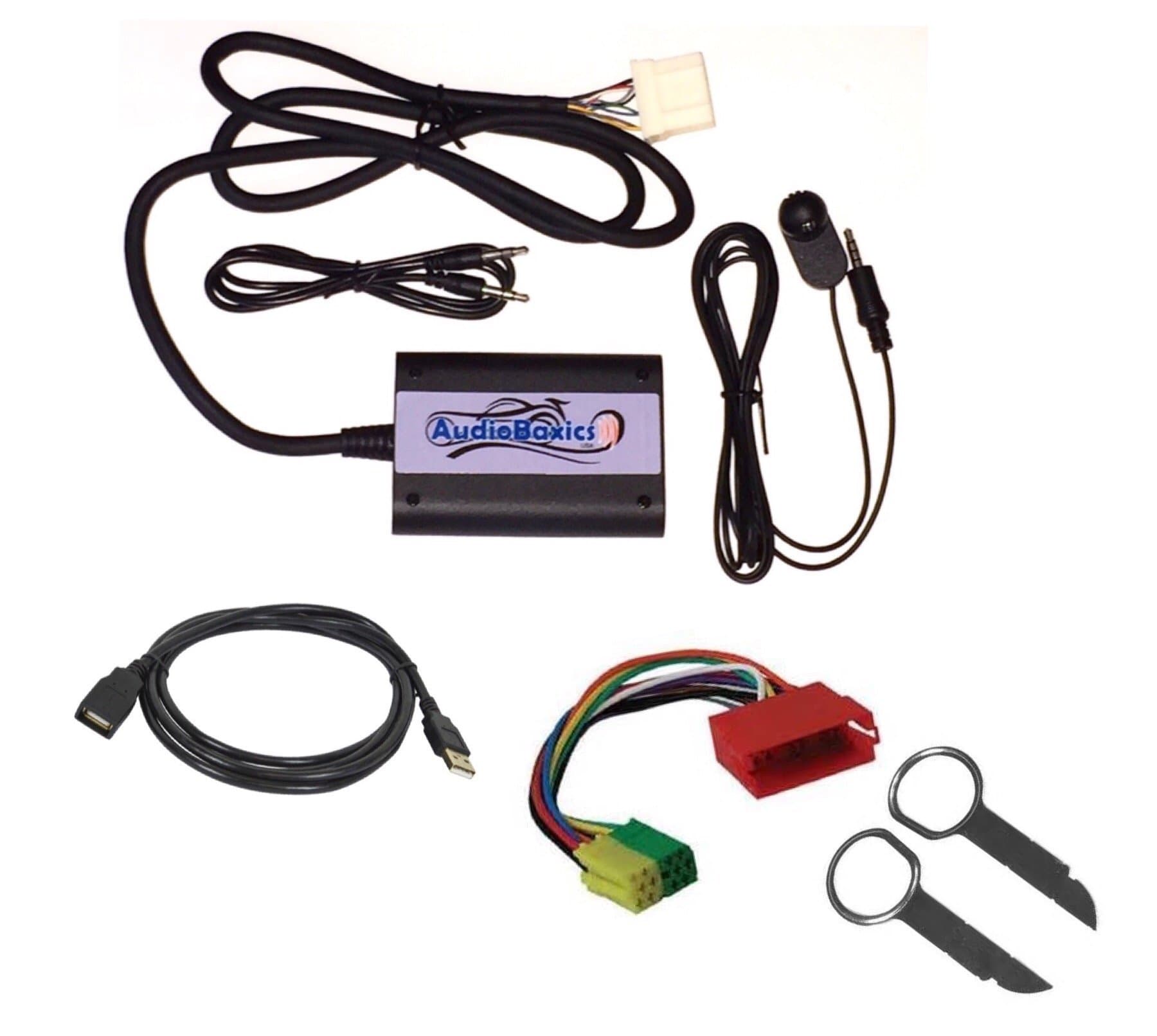 BlueTooth A2DP + USB Flash Drive Car Stereo Adapter Interface for select Audi