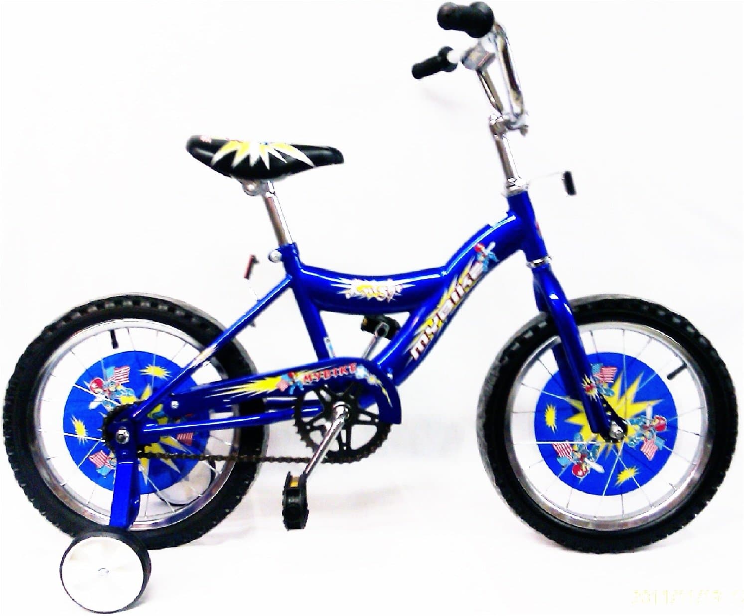 16" BLUE Boy W/Training Wheels Children Bicycle