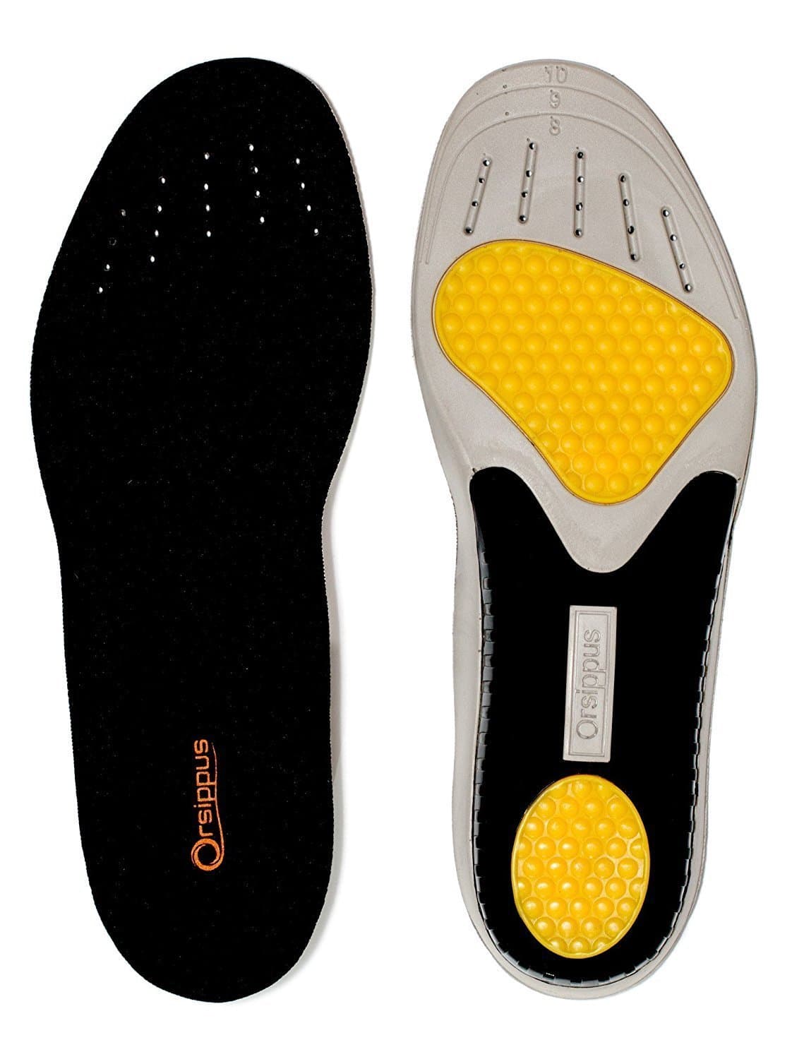 Orsippus Running Performance Insoles - Orthotic Foot Support for Optimal Performance. Best Runners Insoles for Plantar Fasciitis. Maximizes Shock Absorption to Reduce Pain. Allows You to Train Harder.