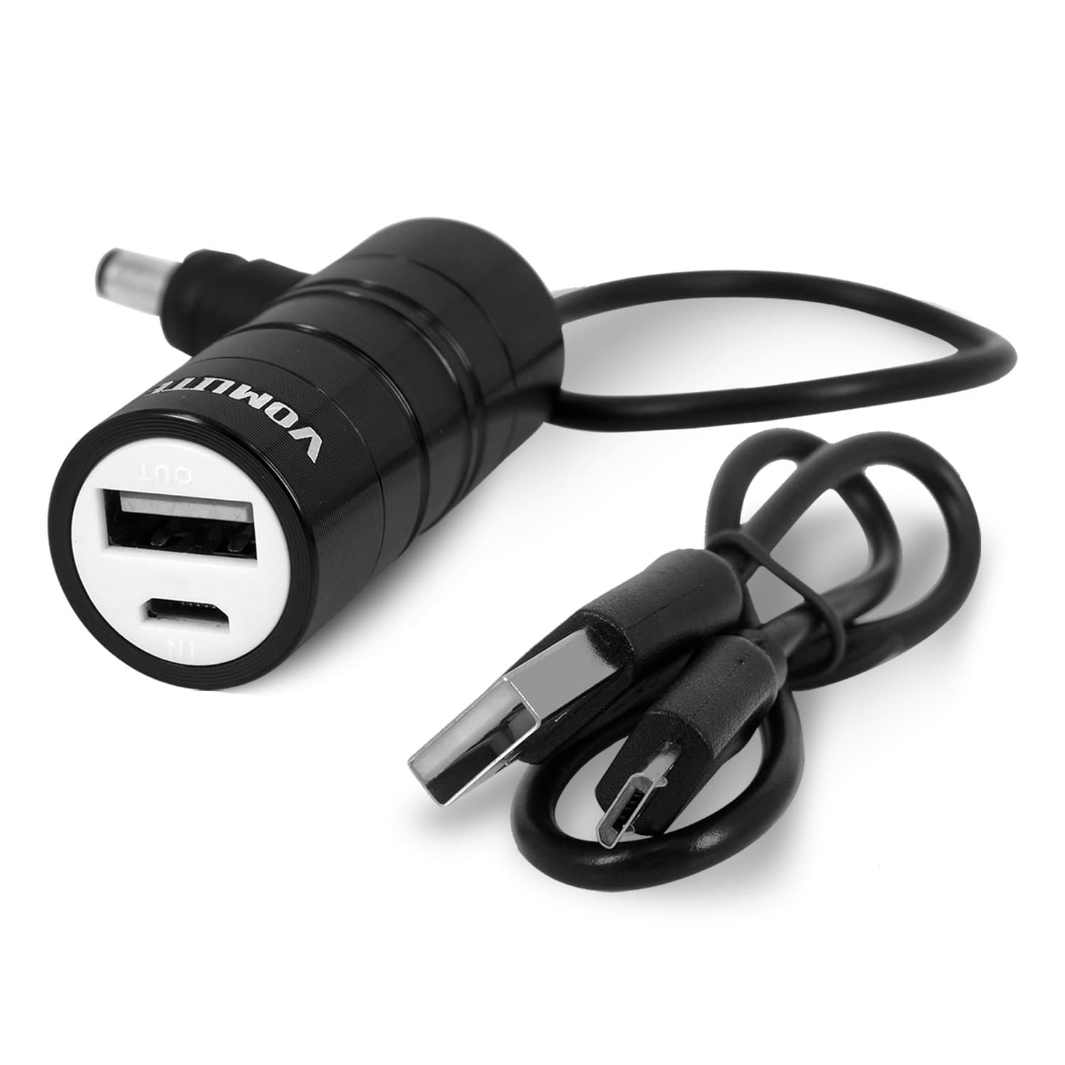 VOMLITE 8.4V to 5V USB DC Connecter Smart Voltage Converter Adapter for Bike Light Battery Pack to Cell Phone