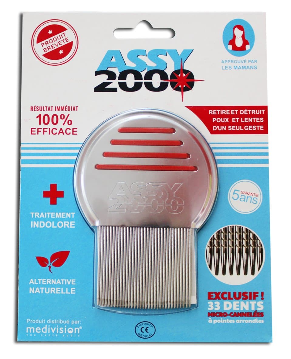 Assy 2000 Lice and Nit Metal Comb