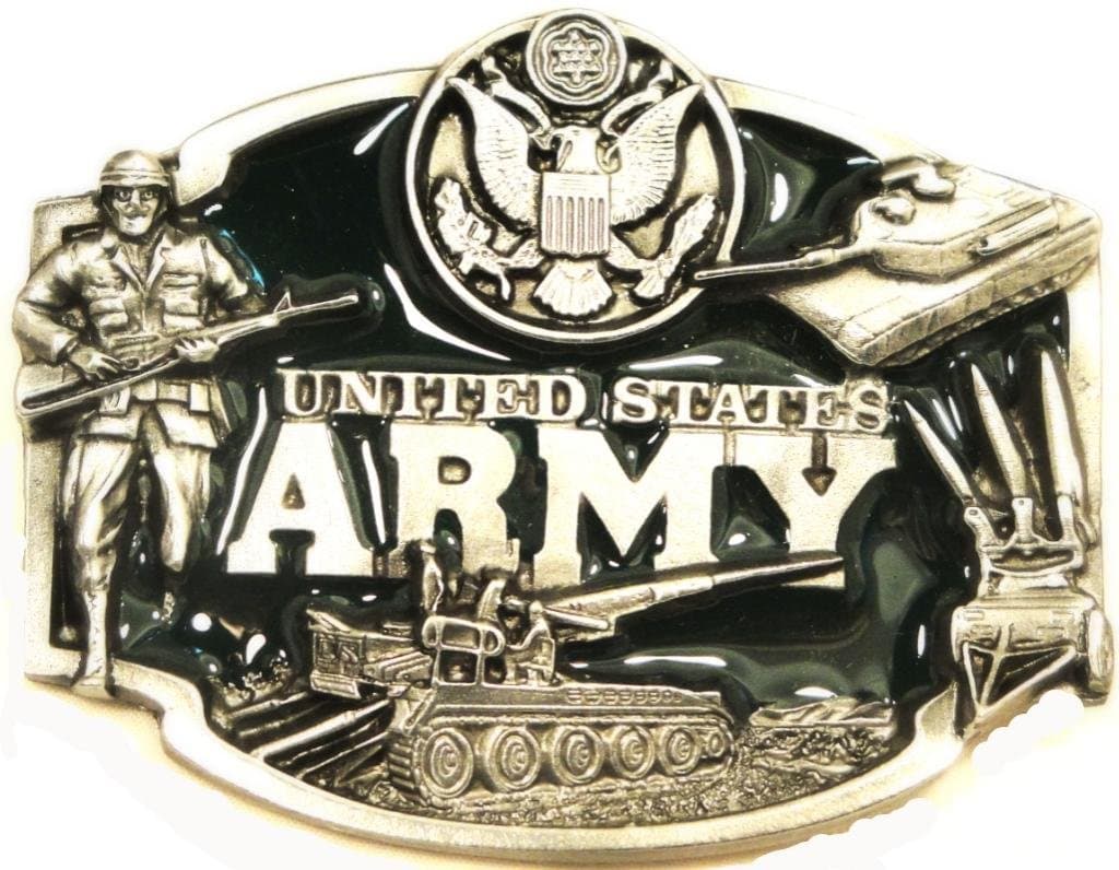 US ARMY METAL BELT BUCKLE