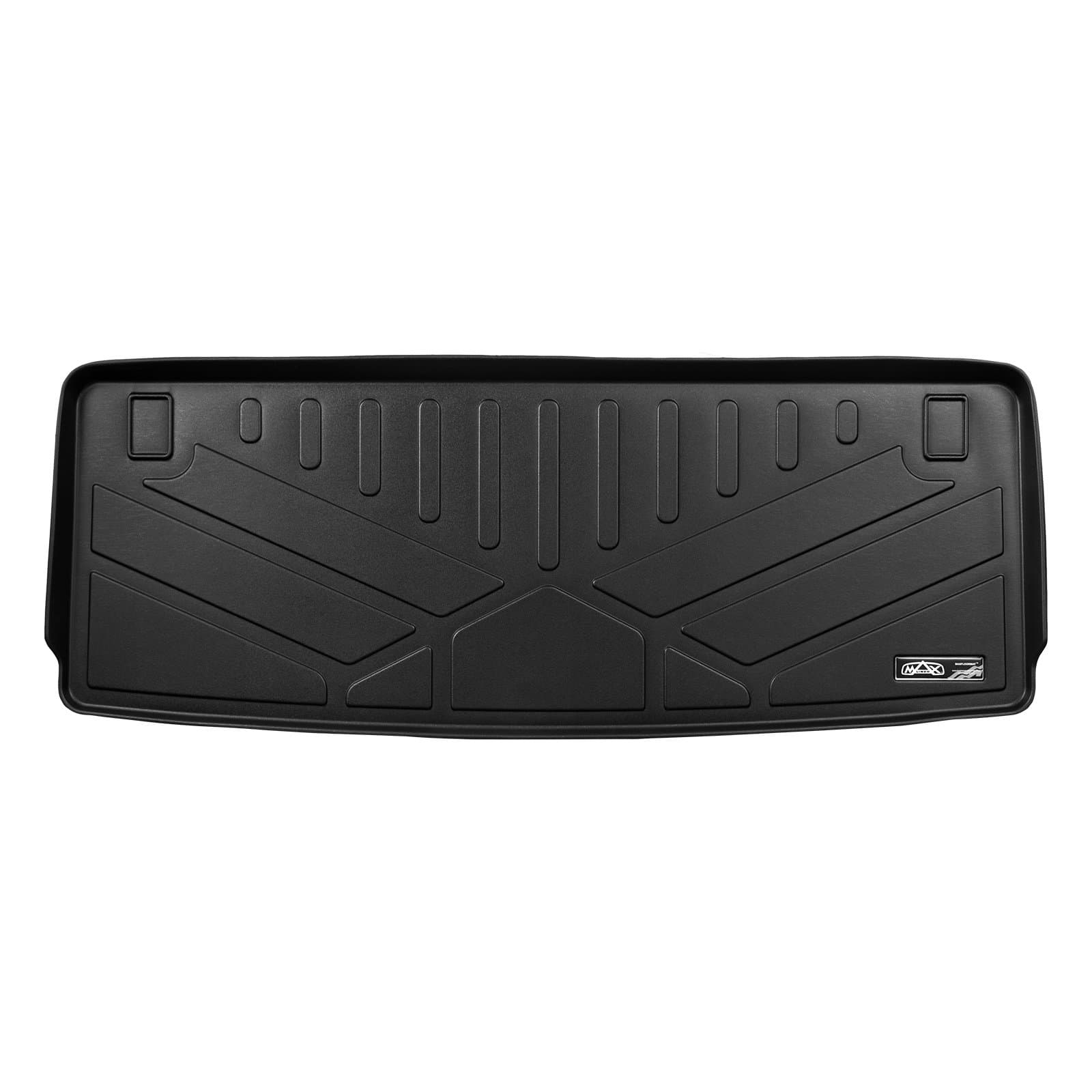 MAXLINER All Weather Cargo Liner Floor Mat Behind 3rd Row Black for 2017-2018 Nissan Armada / 2011-2013 Infiniti QX56 / 2014-2018 QX80