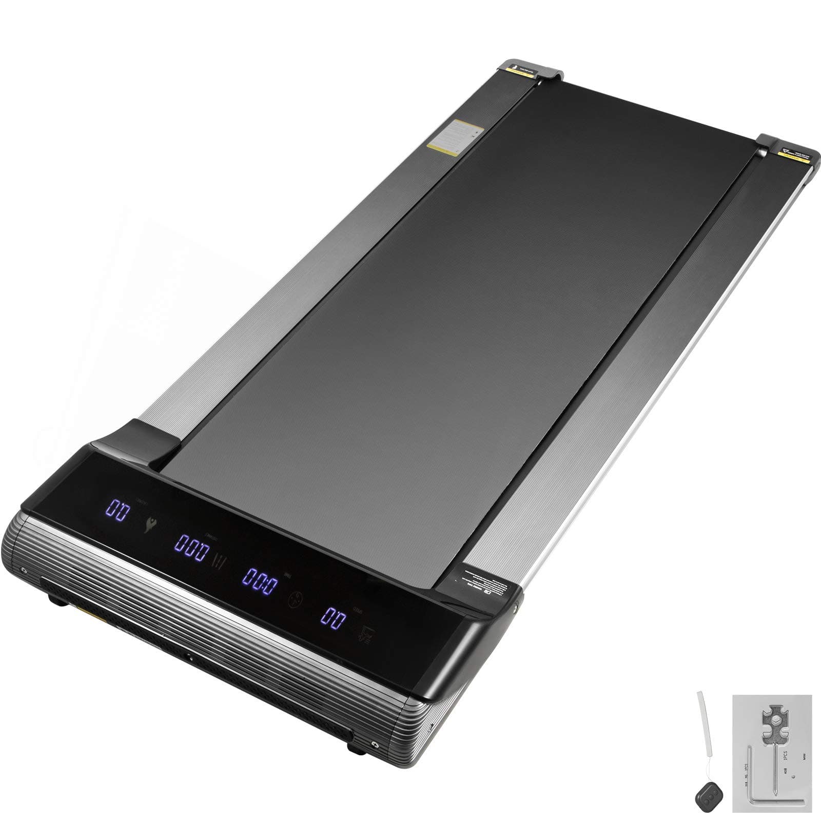 Bkisy Under Desk Treadmill 2 in 1 Smart Folding Walking Desk Treadmill with Wide Tread Belt Running Walking Treadmill Under Desk Quiet Treadmill for Home Office