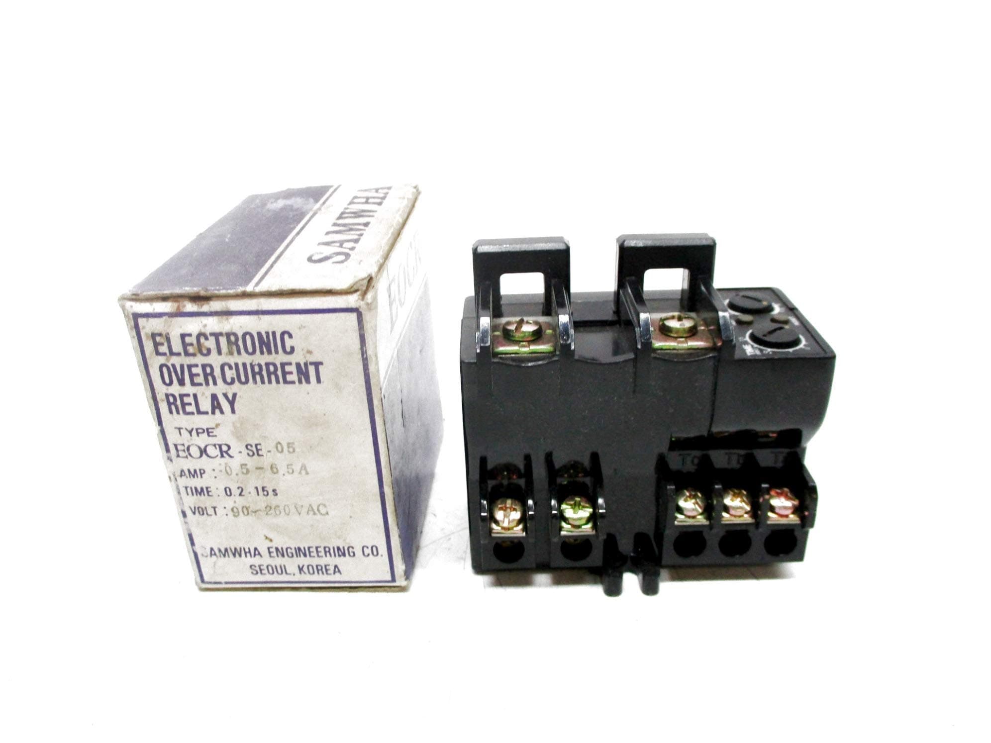 SAMWHA EOCR-SE-05 0.5-6.5A 0.2-15S 90-260VAC NSMP