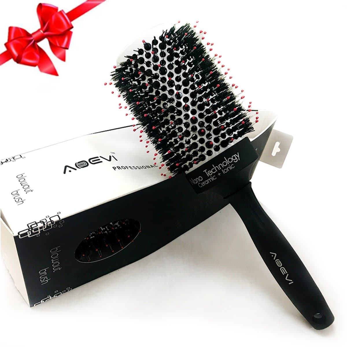 Hair Brush Nano Thermal Ceramic Ionic Round Barrel