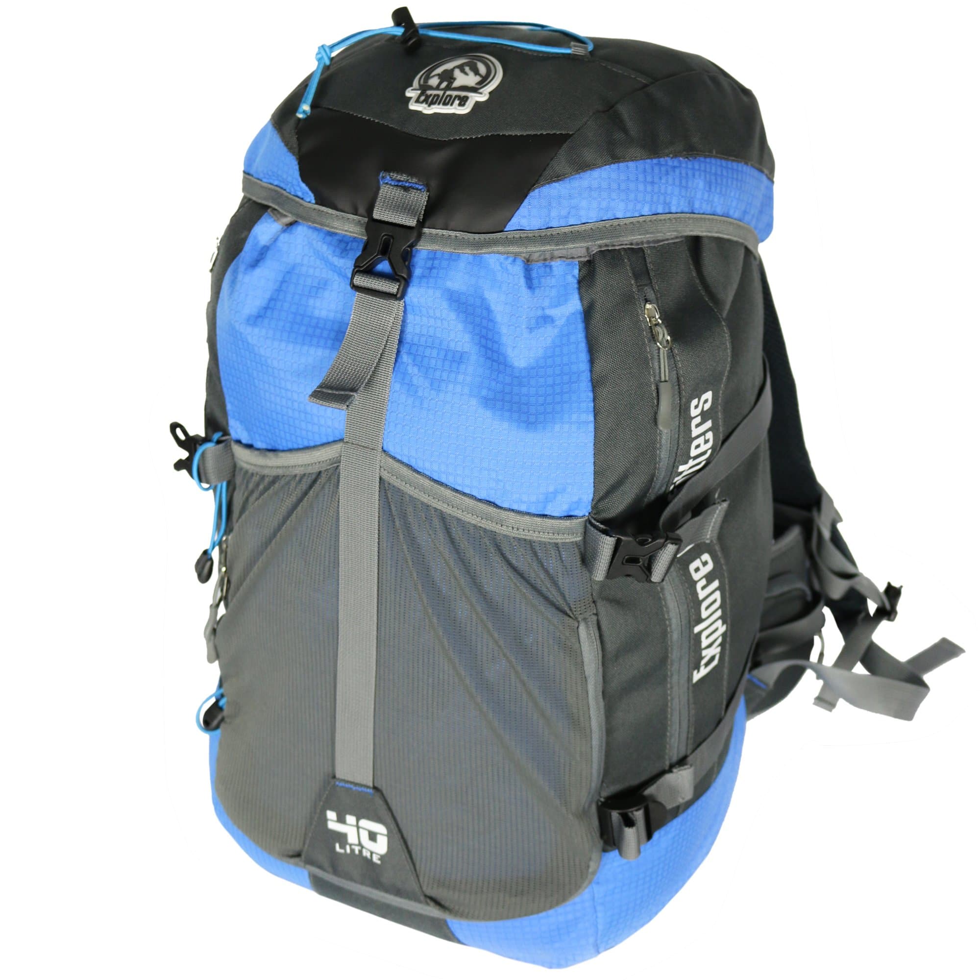 explore outfitters Waterproof Outdoor Hiking Backpack with Internal Frame (Daypack) 40L Best Back Pack for Camping, Backpacking, Travel, Sport