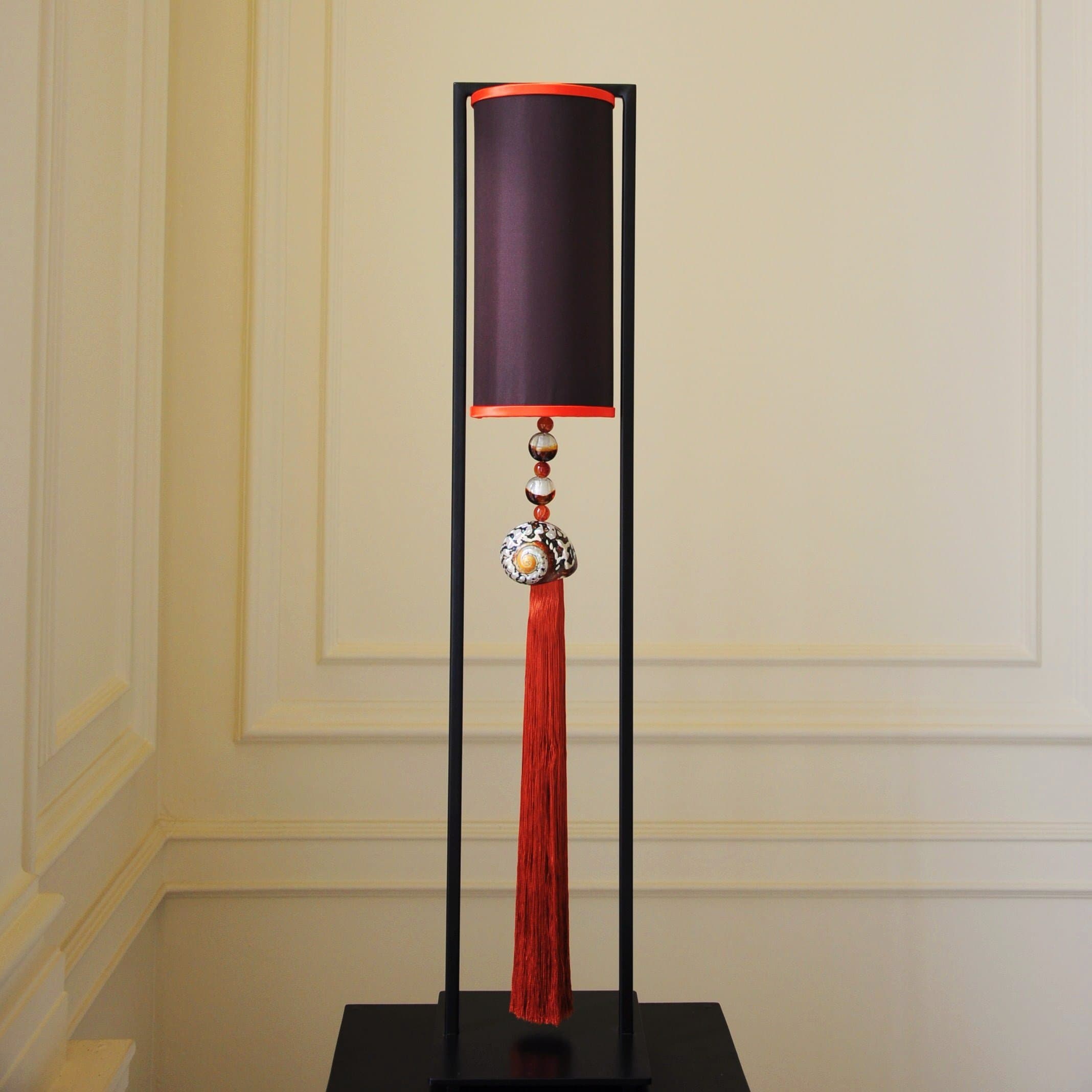 Table Lamp With Shell And Tassel - Decorative Table Lamp For Bedroom - Truly Minka