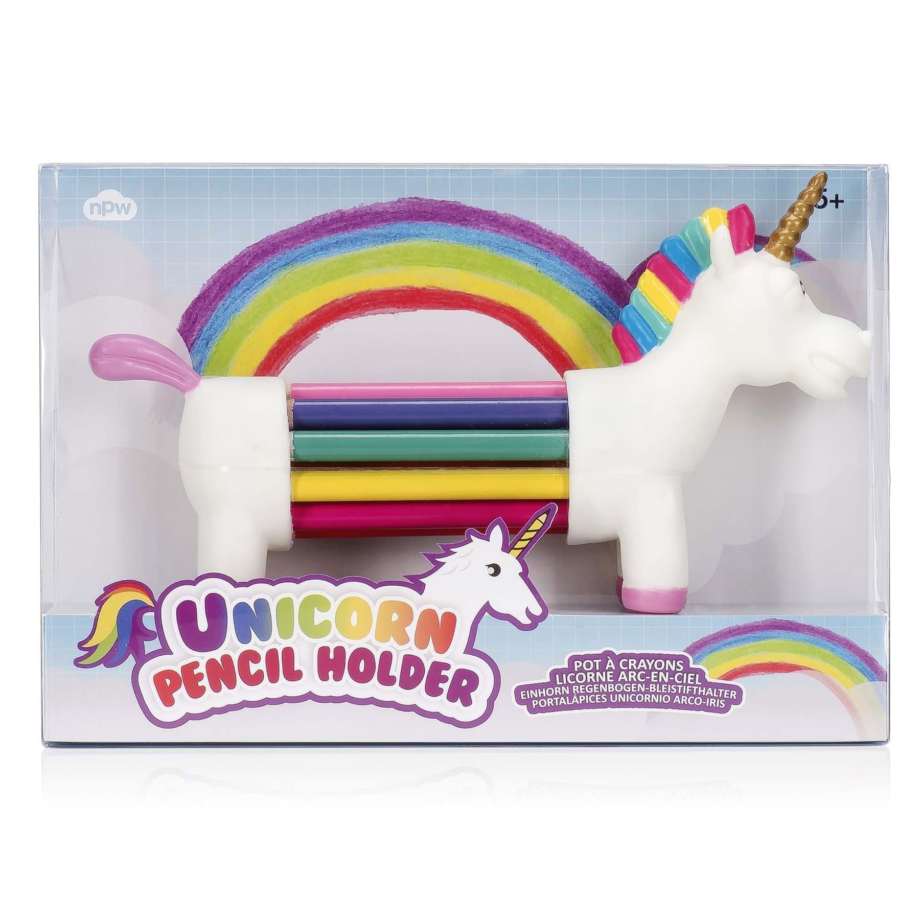 NPW Unicorn Rainbow Pencil Holder