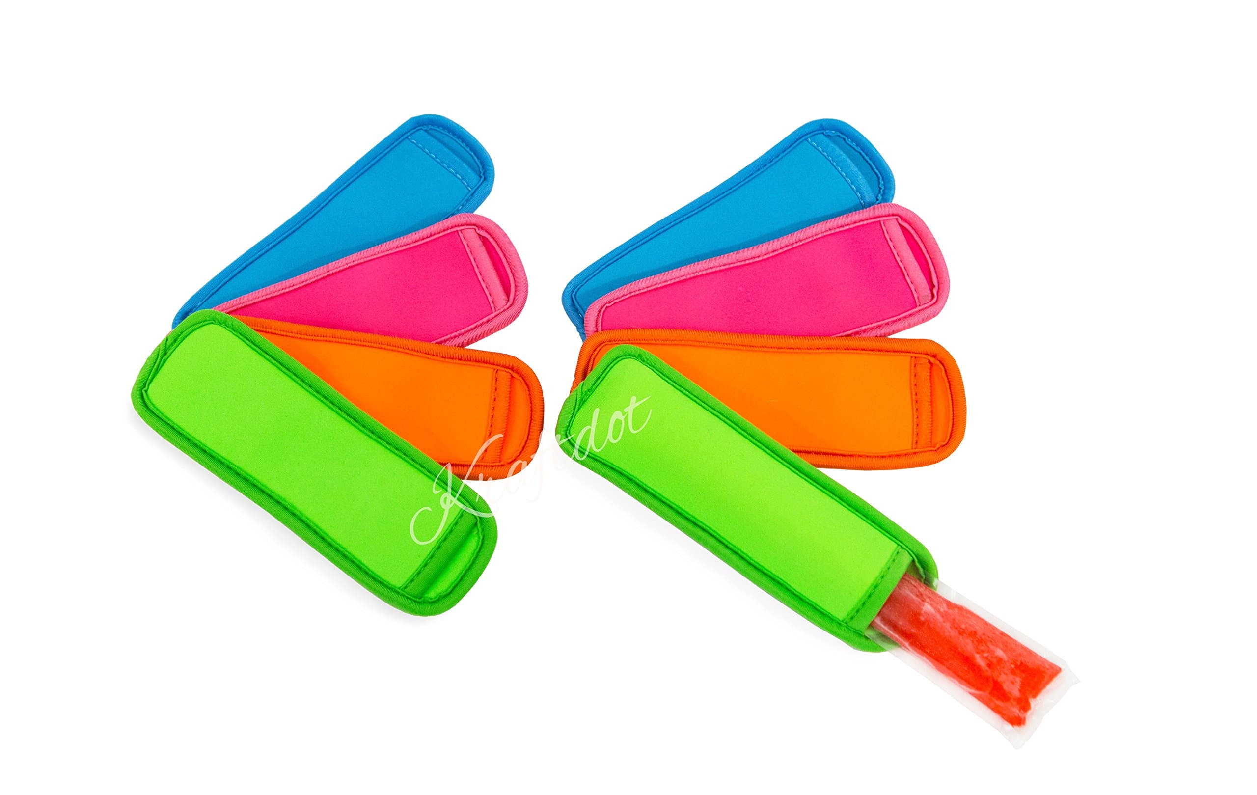 Popsicle Sleeve Holders - Ice Pops and Freezer Pops (8)