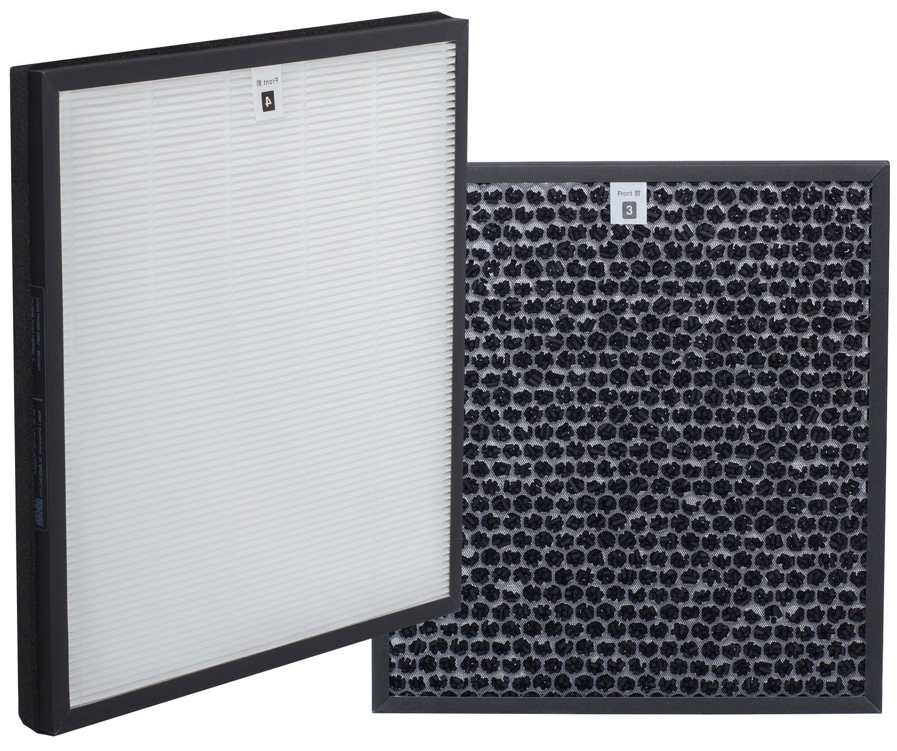 Comedesreplacement filterset | bundle suitable for Philips AC4012/10 air purifier, HEPA and activated carbon filter | replaces Philips AC 4124/10 & AC 4123/10 filter