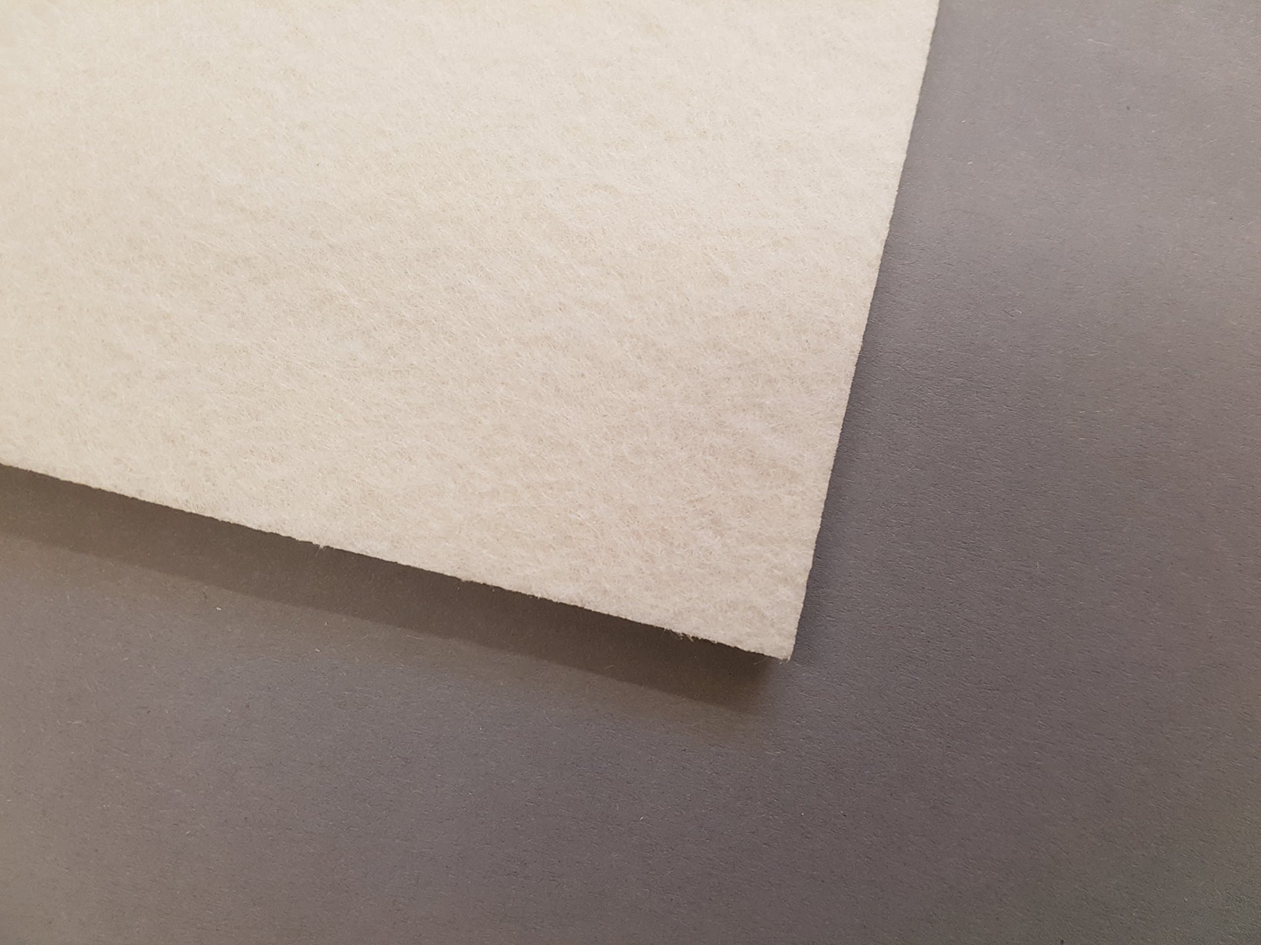 Glorex craft felt, 40 x 30 x 0.4 cm, Felt, cream, 1 item