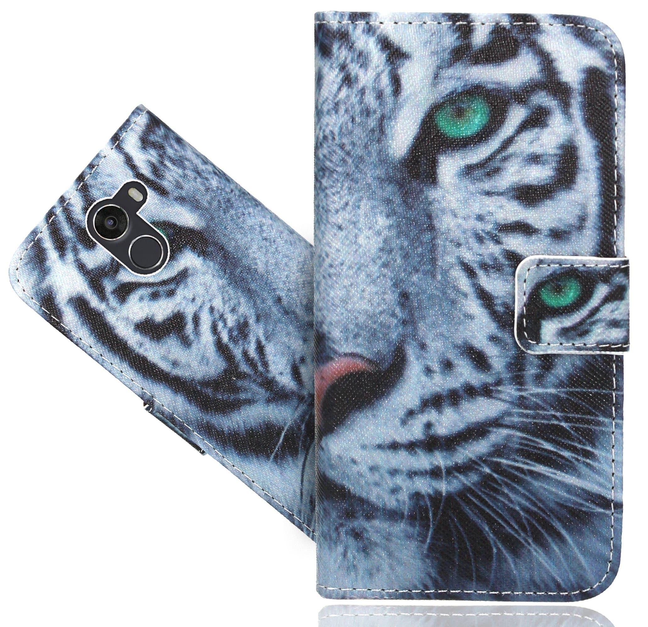 Wileyfox Swift 2X Case, FoneExpert Beautiful Printed Pattern Leather Kickstand Flip Wallet Bag Case Cover For Wileyfox Swift 2X