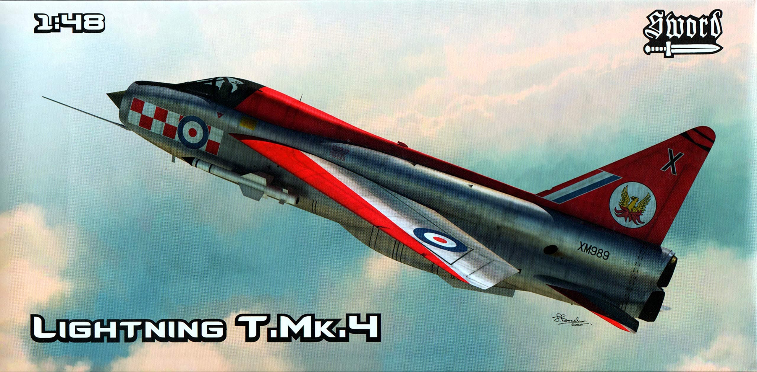 Sword 1/48 BAC/EE Lightning T Mk.4 # 48008 - Plastic Model Kit