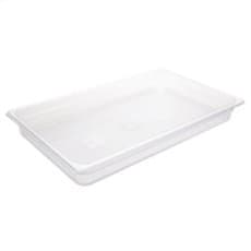 caterkwik 1/1GN Clear Polycarbonate Gastronorm Container 65mm Deep - CK3003