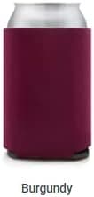 Can Cooler Sleeves Blank Poly Foam (24, Burgundy)