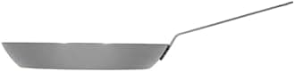 Matfer Bourgeat 062009 Black Steel Round Frying Pan, 17 3/4-Inch, Gray