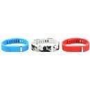 Voguestrap Compatible with Fitbit Flex Blue, Gray Camo, Red 1800-1101S 3-Pack