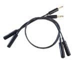 FARO Aircraft Double Headset Y Adapter