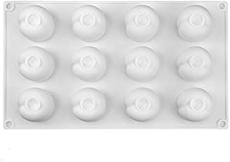 Silicone Mold Baking Pan Non-Stick Baking Pastry Chocolate Cake Dessert DIY Decoration Tools (Cherry T_11.8x6.8x0.16 inch)