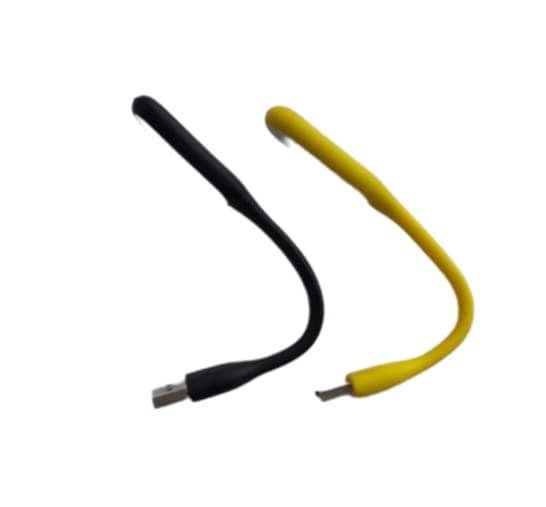 SAMRUKZONE SRZ USB LED Light/Night Lamp/Laptop Light/Flexible/LED Torch Lamp for Reading, Night Lamp, Car Light (10,Black/Yellow)