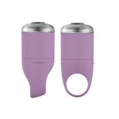 AWARD WINNING CHEAPEST REELIGHT GO FRONT/REAR BICYCLE LIGHT LED MAGNETIC PURPLE SET