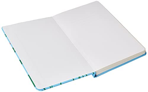 Amazon Brand - Solimo A5 Notebook (5.5 X 8.5 Inches), 80 GSM, 192 Ruled Pages, Lotus Blossom