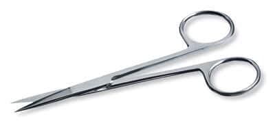 Cole-Parmer Aven Tools 11.014 Precision Scissors, Straight Slim Blade (Stainless Steel)