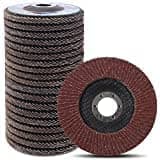 Flap Discs 4 Inch (100mm) Sanding Discs Grit Grinding Wheels Blades For Angle Grinder (Combo 10 Pcs (P60,80,-5pc each), 1)