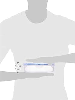 Aristo Lock & Fresh 1000 Plastic Storage Container - 1300 ML, Transparent Clear