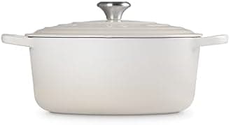 Enameled Cast Iron Signature Round Dutch Oven, 7.25 qt., Meringue