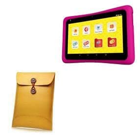 BoxWave Case for Nabi Barbie Tablet (Case by BoxWave) - Manila Leather Envelope, Retro Envelope Style Hip Cover for Nabi Barbie Tablet, Nabi American Girl Tablet | Barbie Tablet | Hot Wheels Tablet