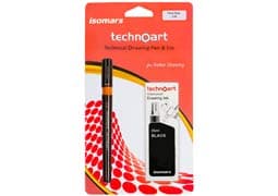 Isomar Technoart Pen + Ink 0.80mm - Black