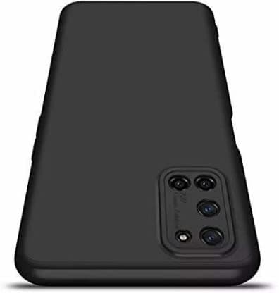 Desirtech Silicon Mobile Back Cover for Oppo A52 | Black