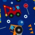 Preschool Nap Mat Sheet (Transport Blue)