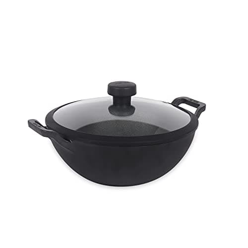 Meyer Pre Seasoned Cast Iron 30cm Kadai