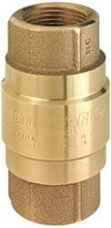 1" Buna-N Poppet Brass Check Valve
