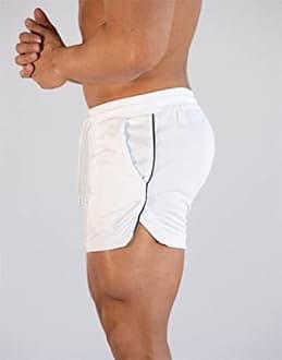 Men's Casual Bodybuilding Gym Shorts Workout Training Quick Dry Short Pants Lightweight Fitness Exercise Shorts