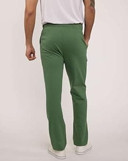 Real Essentials 3 Pack: Men's Tech Fleece Athletic Casual Open Bottom Sweatpants with Pockets (Available in Big & Tall)