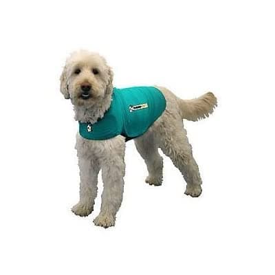 (XX-Small) - Dog Jacket for Anxiety, Green