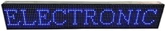 AL-QURAISH P10 Led Running/Scrolling Programable Text Message Display Board WI-FI (BLUE, 7 INCH. × 37 INCH.)