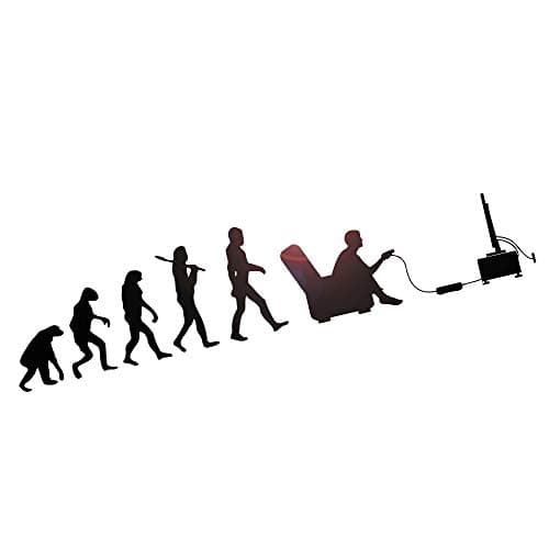 Wall Decal Gaming Evolution Funny Computer Gamers Best Seller Vinyl Decor z4912