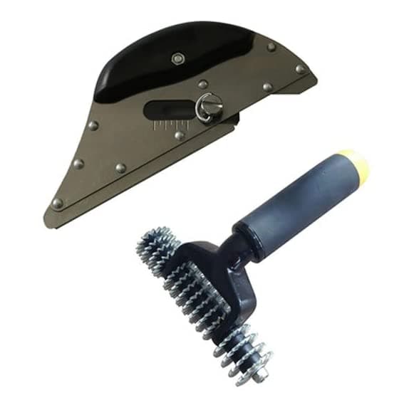 Cushion Back Carpet Cutter and Carpet Seam Roller Combo Pack
