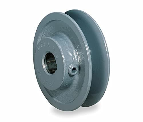 Leeson/AMEC Cast Iron A-Type Single Groove Pulley, 2.5" X 1/2"