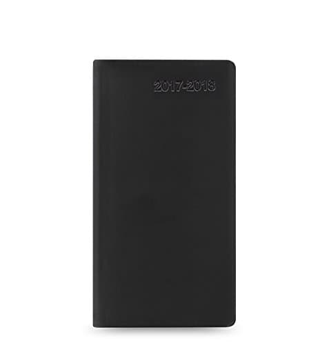 Letts 39NUVBK-2017-2018 Verona Compact Week to View Diary 2017-2018 Compact Black 6" [H] x 3 1/8" [W]