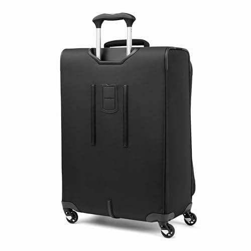 Travelpro Maxlite 5 | 21" Expandable Carry-On Spinner, Black, Checked-Medium 25-Inch, Maxlite 5 Softside Expandable Spinner Wheel Luggage